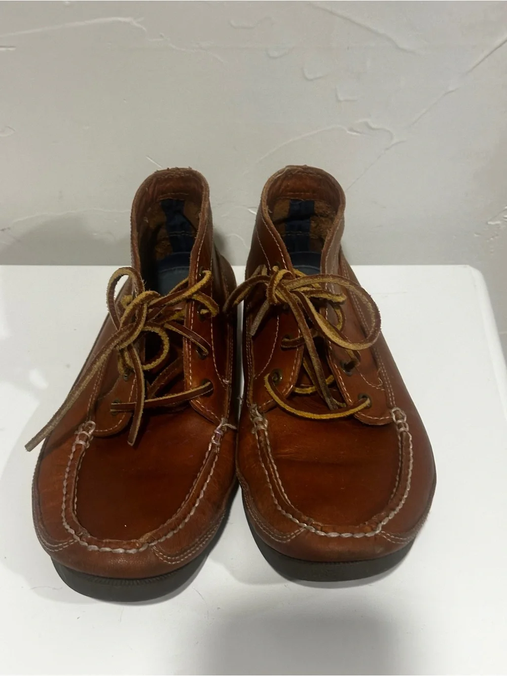 Sperry Top-Sider Leather Chukka Boat Shoes Men’s 8.5 Made In USA Heritage